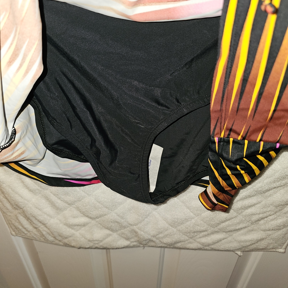 Swimsuits For All Multicolor Striped Bikini - Picture 11 of 13